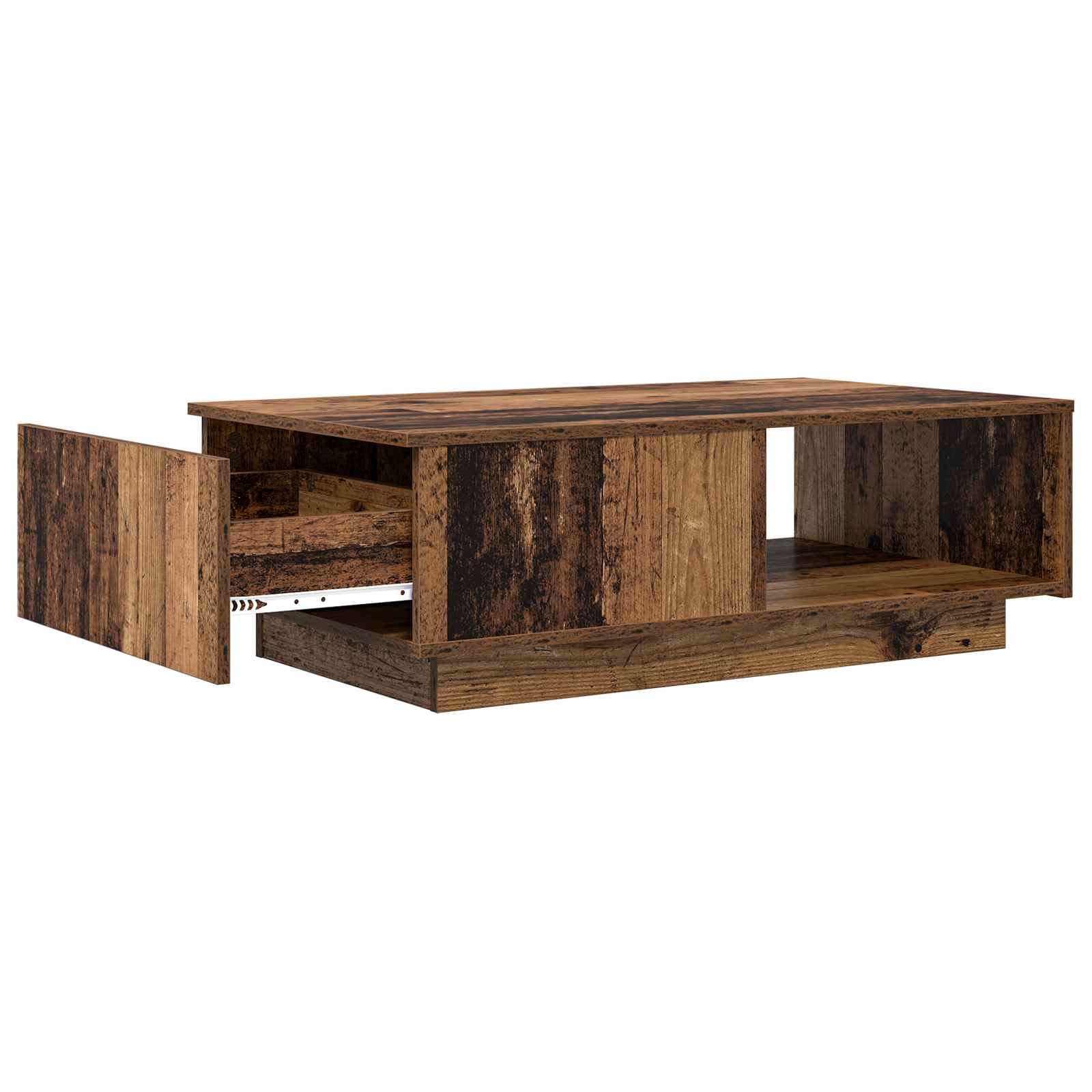 Konferenční Stolek Staré Dřevo 95 X 55 X 31 Cm Kompozitní Dřevo