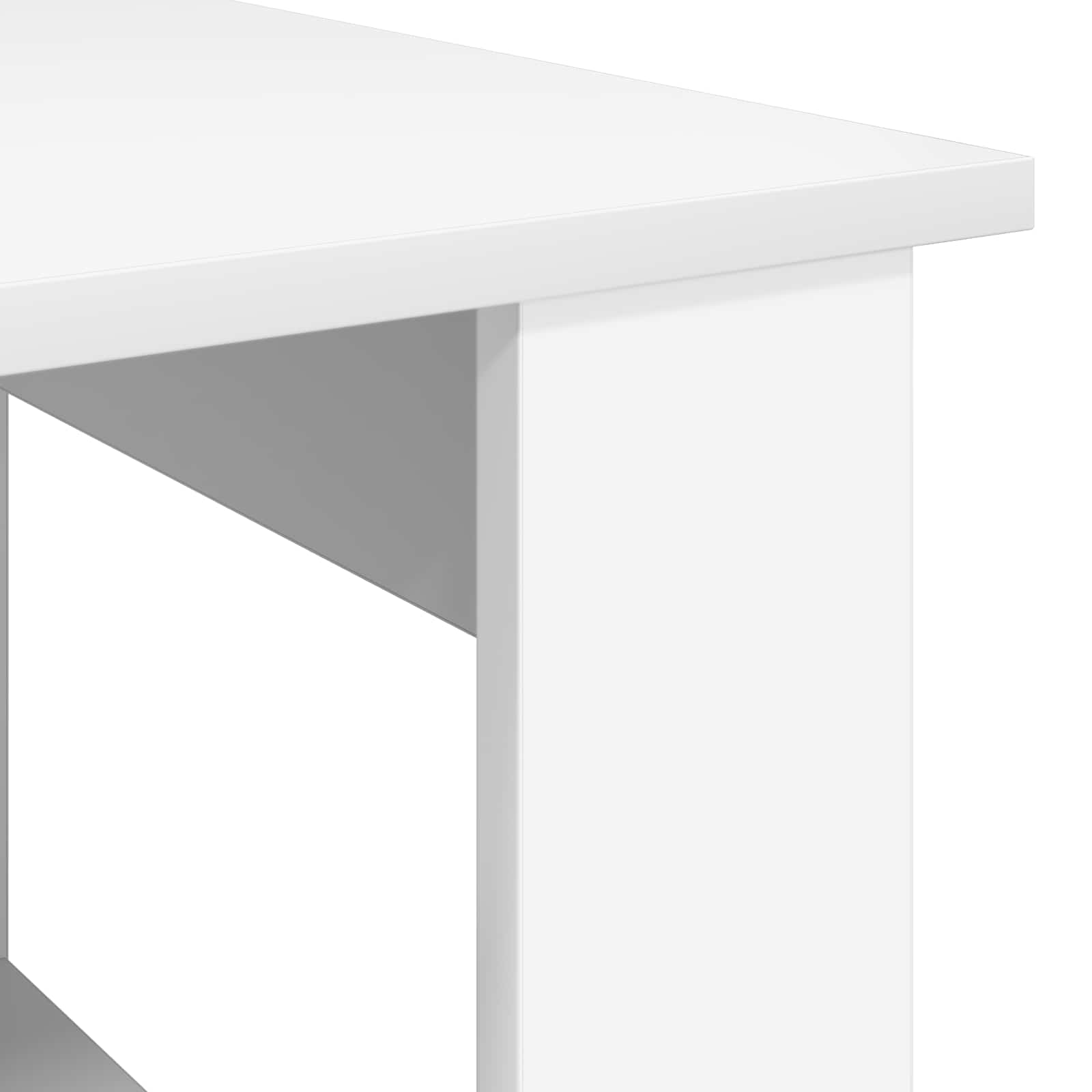 Konferenční Stolek Bílá 72 X 50 X 50 Cm Kompozitní Dřevo