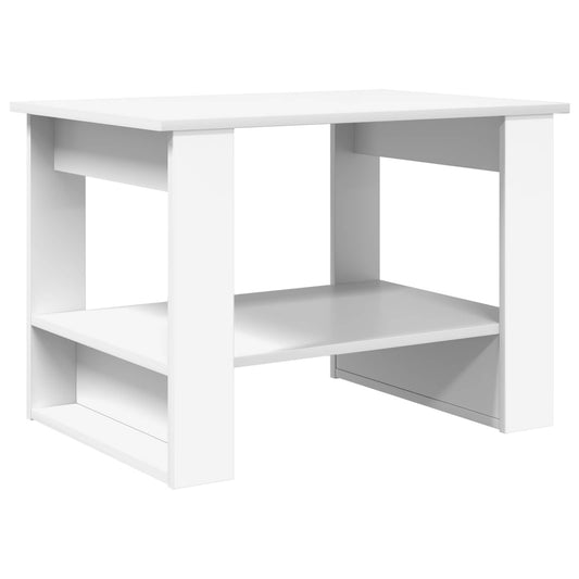 Konferenční Stolek Bílá 72 X 50 X 50 Cm Kompozitní Dřevo