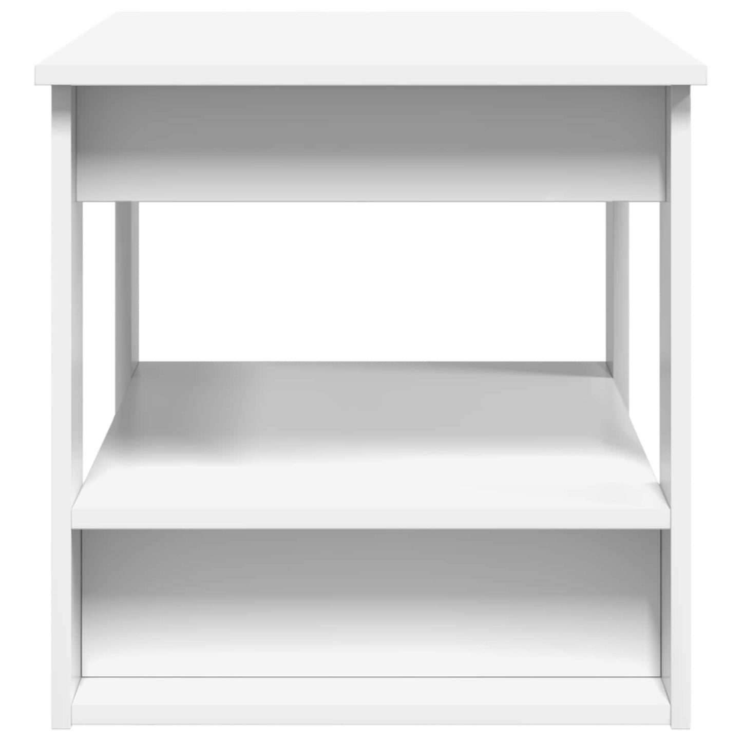 Konferenční Stolek Bílá 72 X 50 X 50 Cm Kompozitní Dřevo