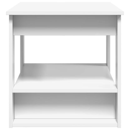 Konferenční Stolek Bílá 72 X 50 X 50 Cm Kompozitní Dřevo