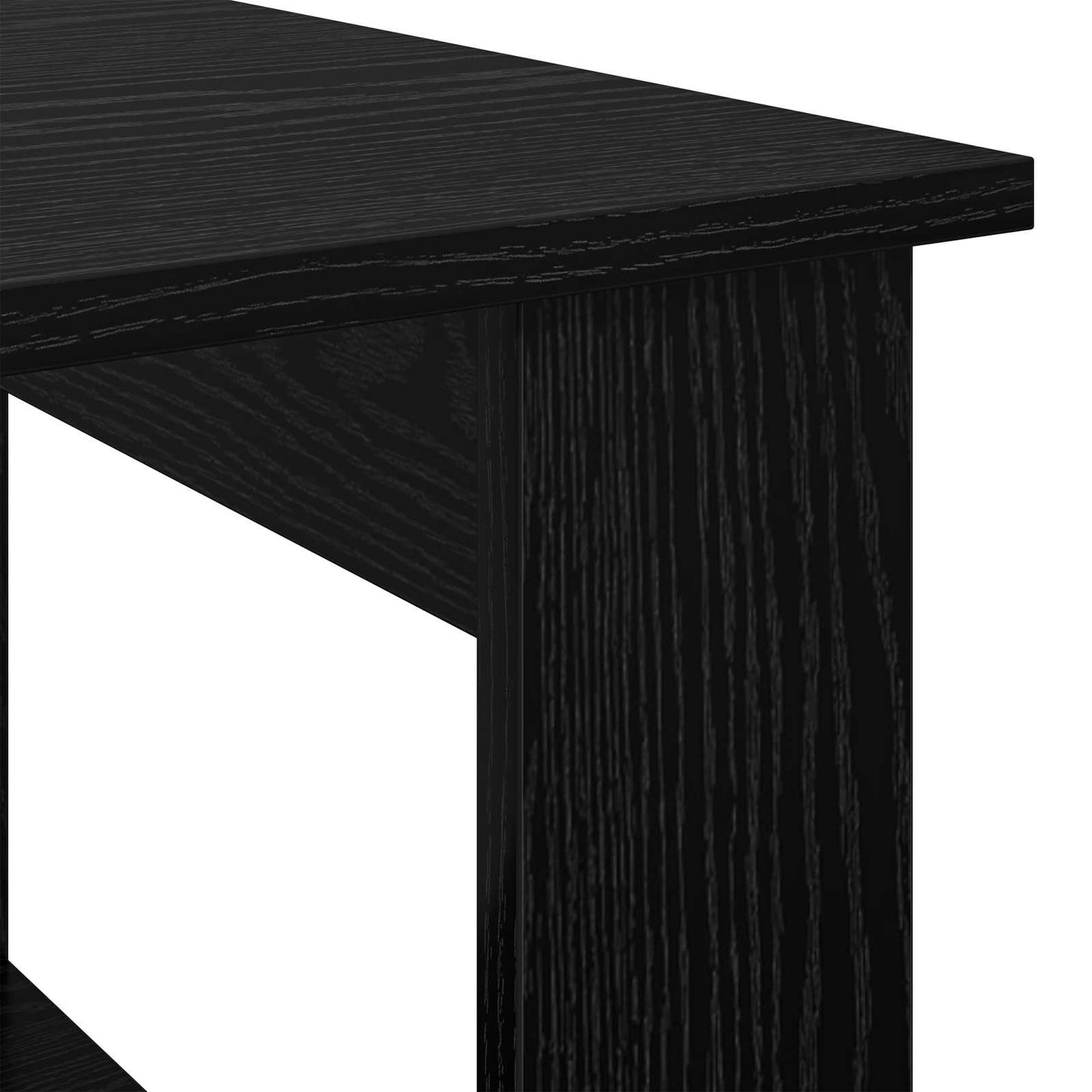 Konferenční Stolek Černý Dub 72 X 50 X 50 Cm Kompozitní Dřevo