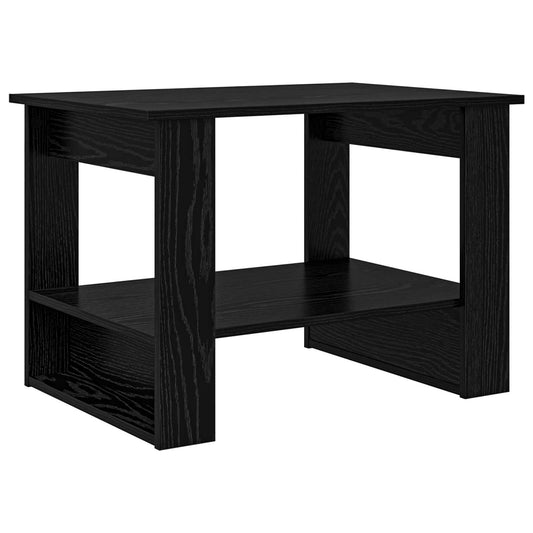 Konferenční Stolek Černý Dub 72 X 50 X 50 Cm Kompozitní Dřevo