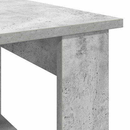 Konferenční Stolek Betonově Šedá 72 X 50 X 50 Cm