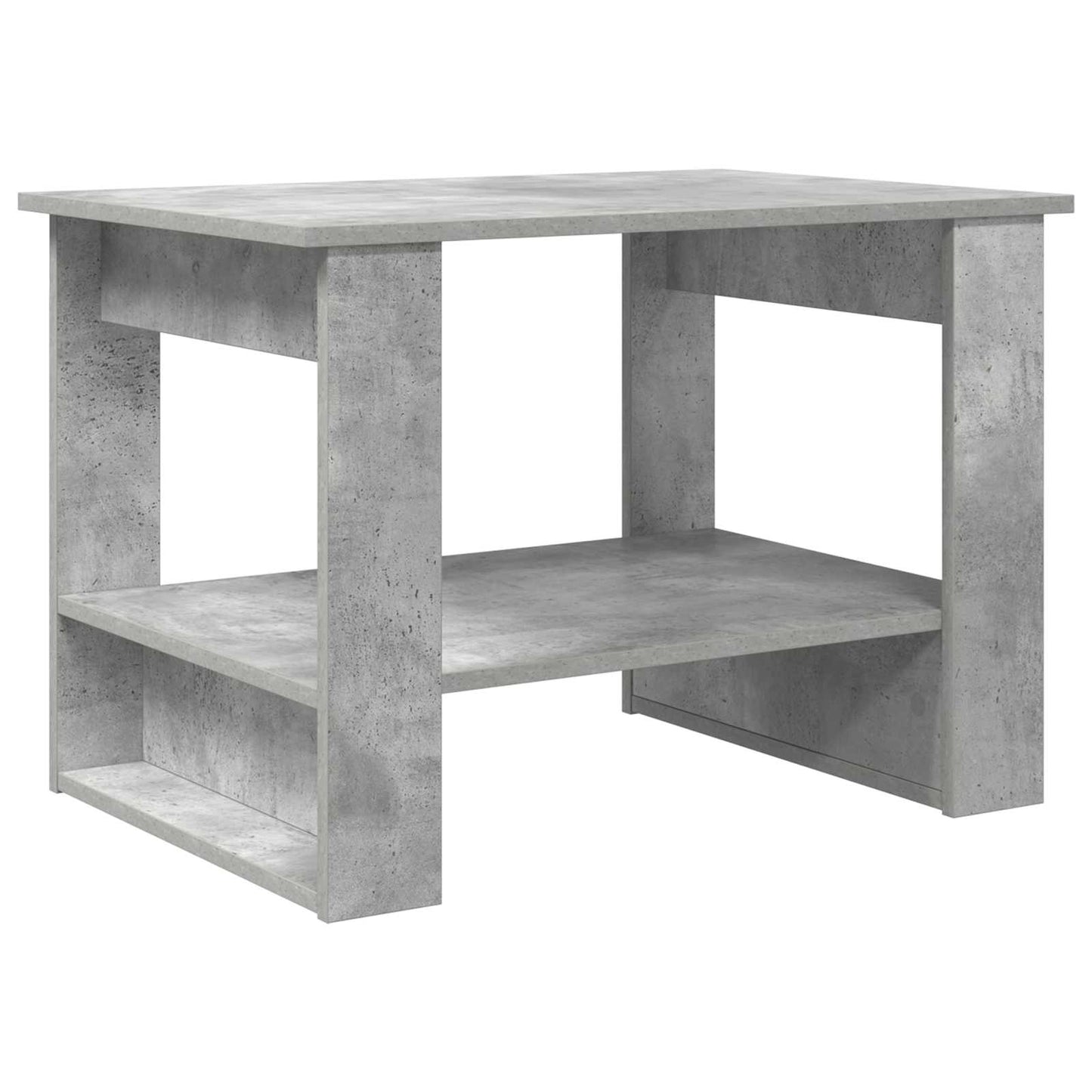 Konferenční Stolek Betonově Šedá 72 X 50 X 50 Cm