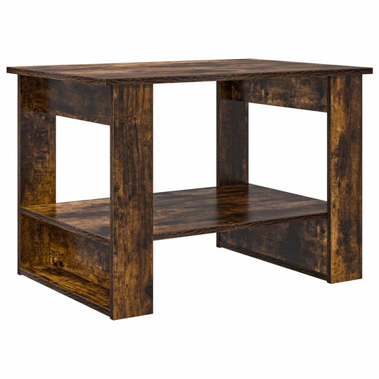 Konferenční Stolek Kouřový Dub 72 X 50 X 50 Cm Kompozitní Dřevo