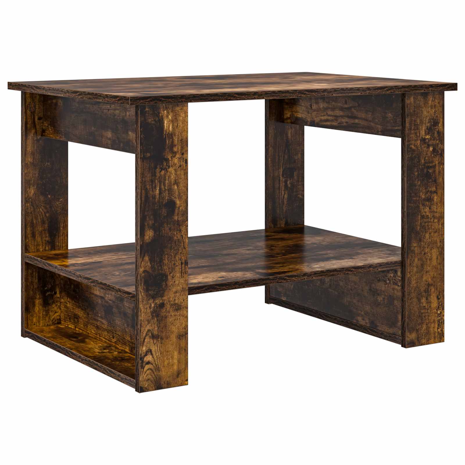 Konferenční Stolek Kouřový Dub 72 X 50 X 50 Cm Kompozitní Dřevo