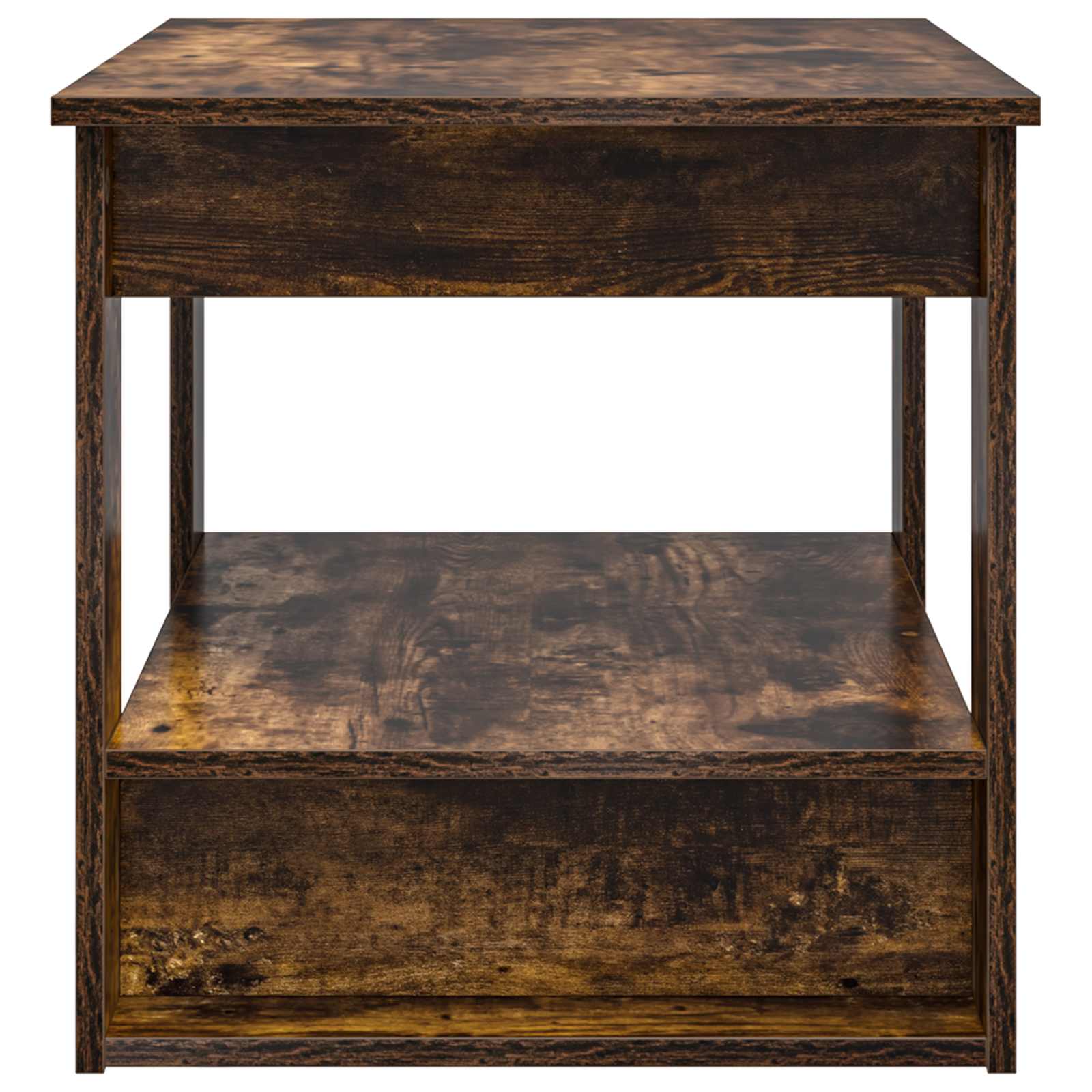 Konferenční Stolek Kouřový Dub 72 X 50 X 50 Cm Kompozitní Dřevo