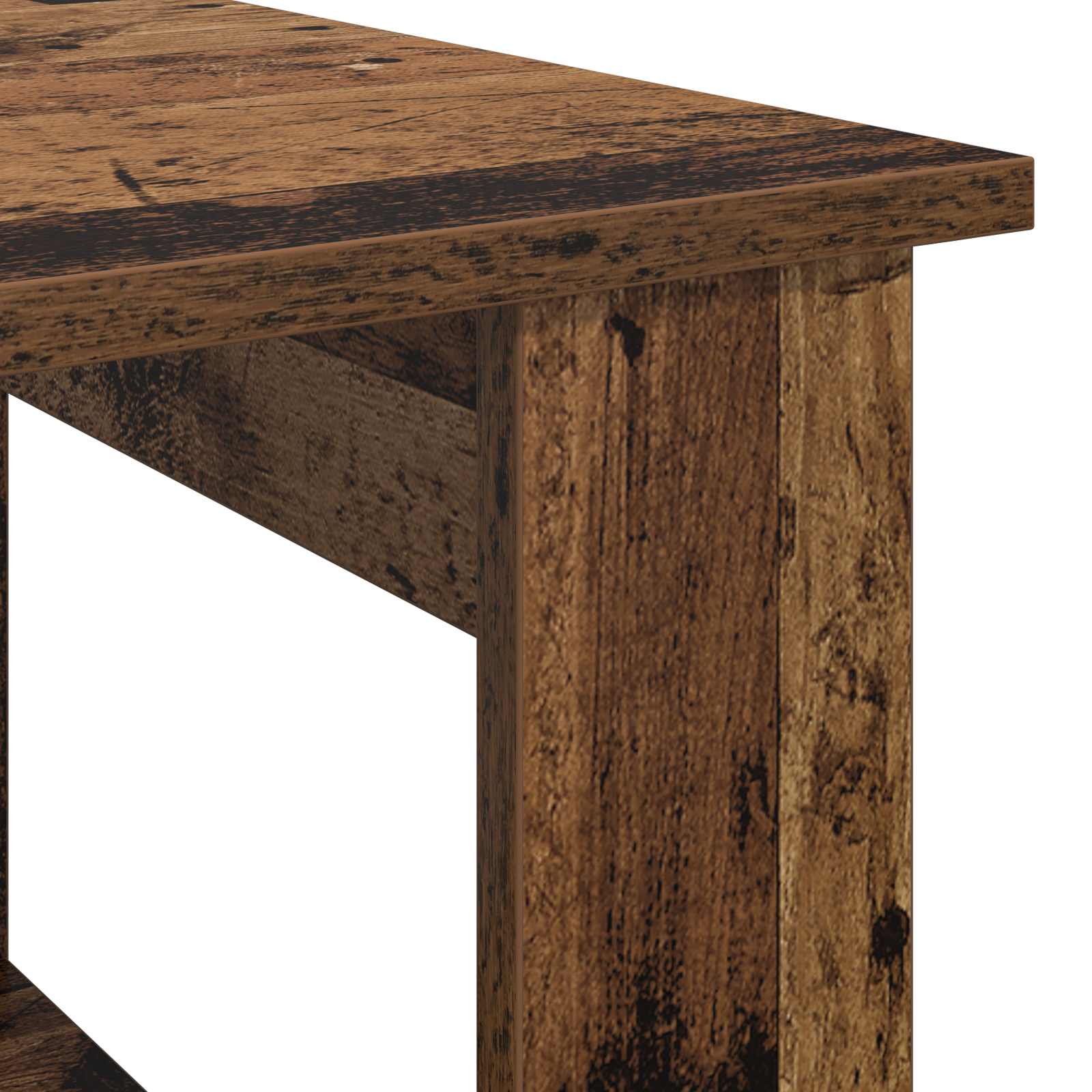 Konferenční Stolek Staré Dřevo 72 X 50 X 50 Cm Kompozitní Dřevo