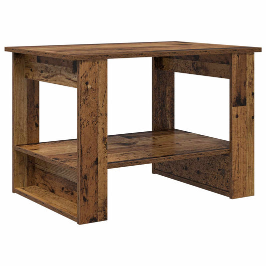 Konferenční Stolek Staré Dřevo 72 X 50 X 50 Cm Kompozitní Dřevo
