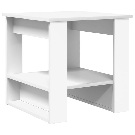 Konferenční Stolek Bílá 51 X 50 X 50 Cm Kompozitní Dřevo