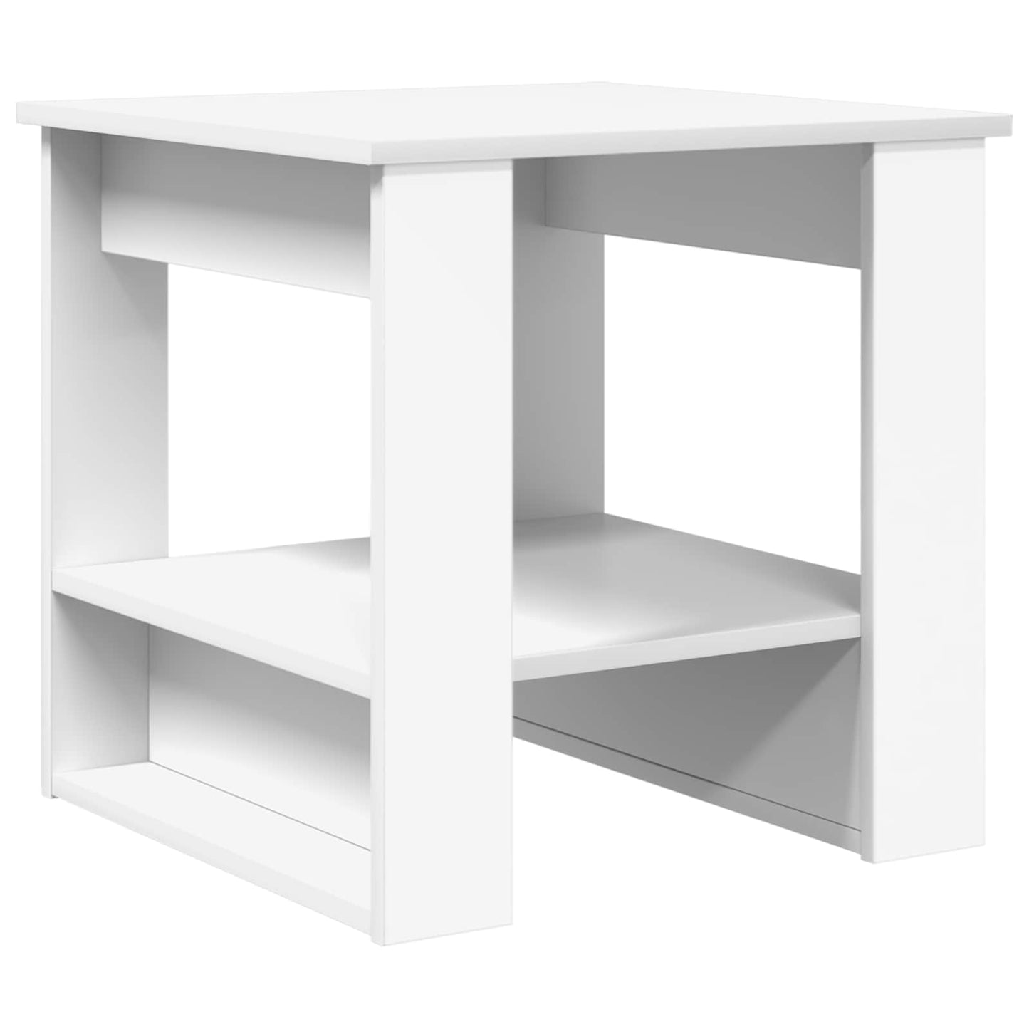 Konferenční Stolek Bílá 51 X 50 X 50 Cm Kompozitní Dřevo
