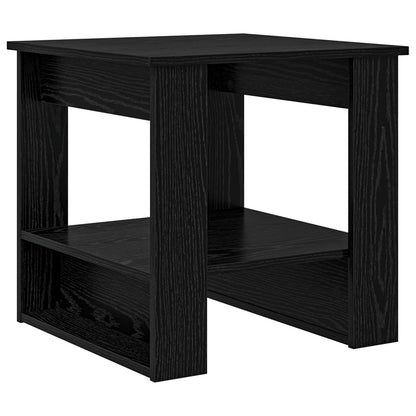 Konferenční Stolek Černý Dub 51 X 50 X 50 Cm Kompozitní Dřevo