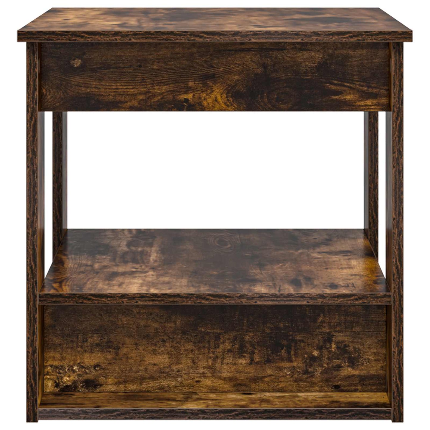 Konferenční Stolek Kouřový Dub 51 X 50 X 50 Cm Kompozitní Dřevo