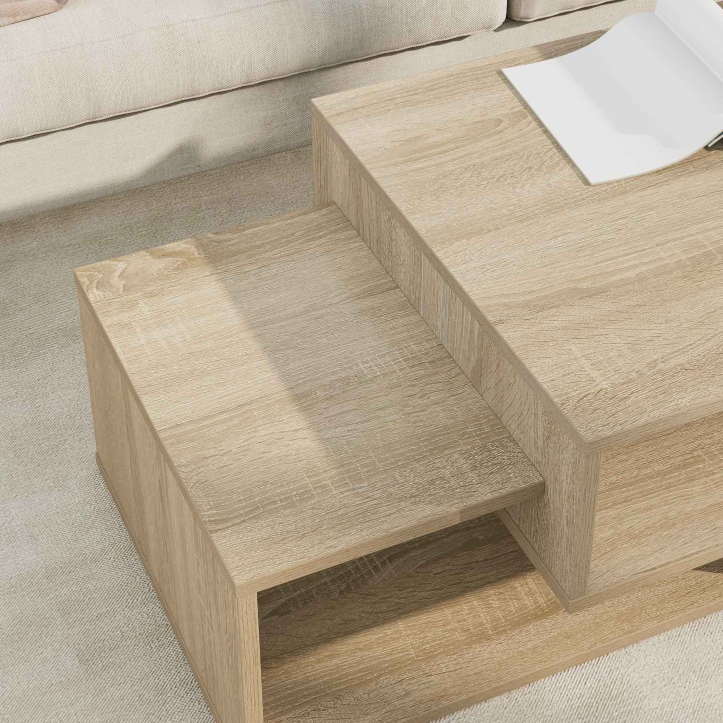 Konferenční Stolek Sonoma Dub 105 X 50 X 32,5 Cm