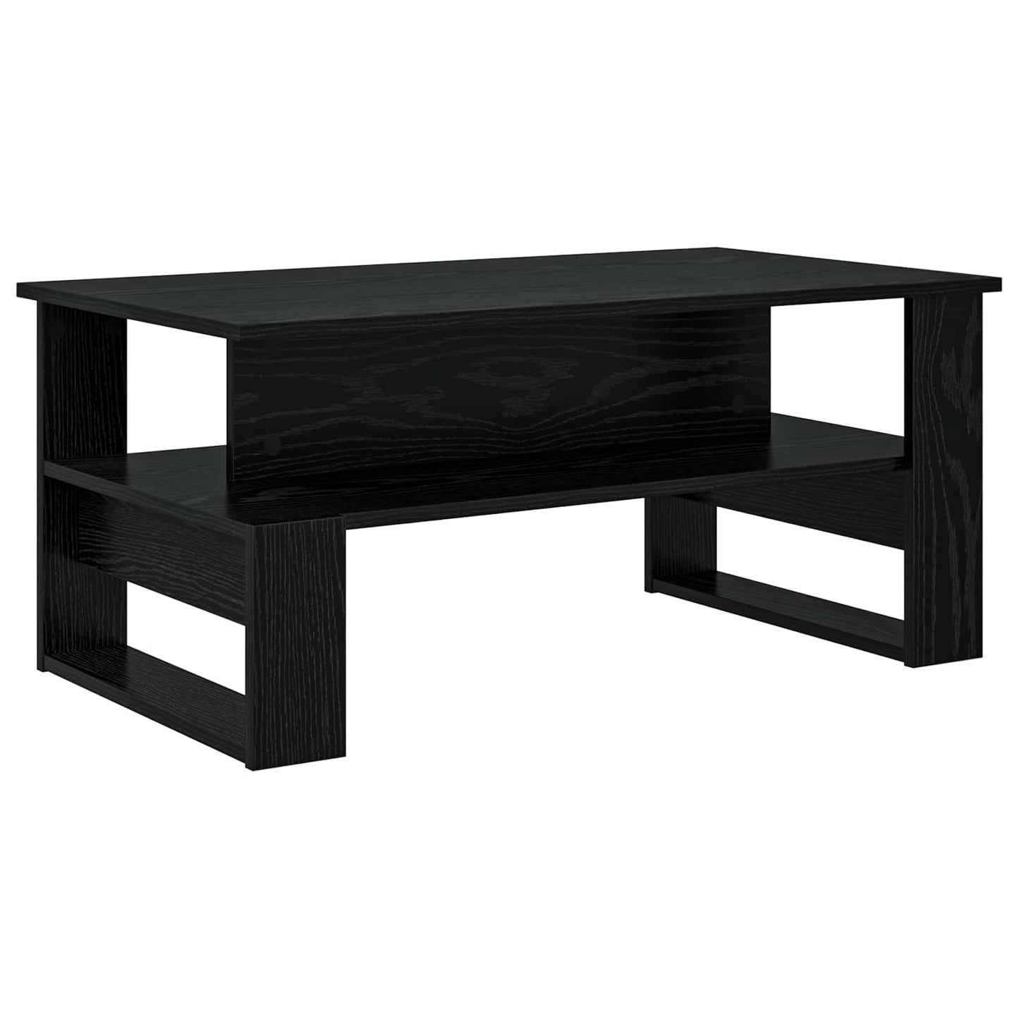 Konferenční Stolek Černý Dub 90 X 50 X 40 Cm Kompozitní Dřevo