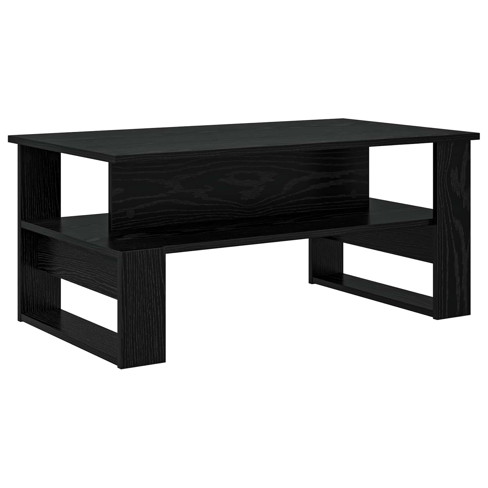 Konferenční Stolek Černý Dub 90 X 50 X 40 Cm Kompozitní Dřevo