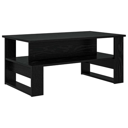 Konferenční Stolek Černý Dub 90 X 50 X 40 Cm Kompozitní Dřevo