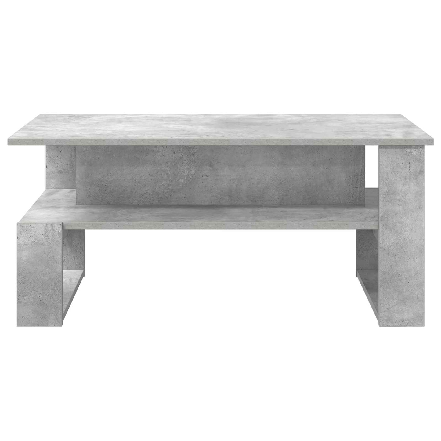 Konferenční Stolek Betonově Šedá 90 X 50 X 40 Cm