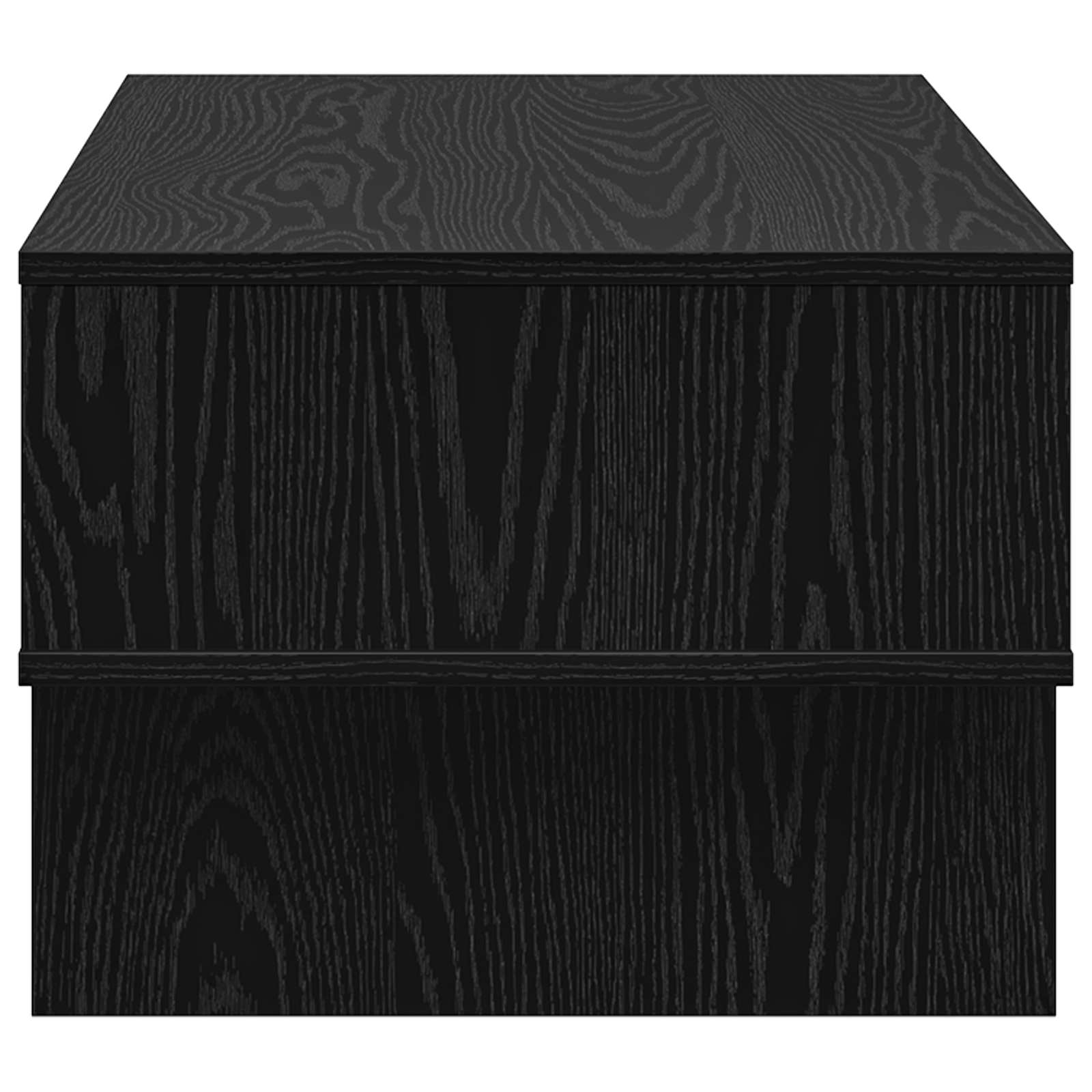 Konferenční Stolek Černý Dub 80 X 46 X 35 Cm Kompozitní Dřevo