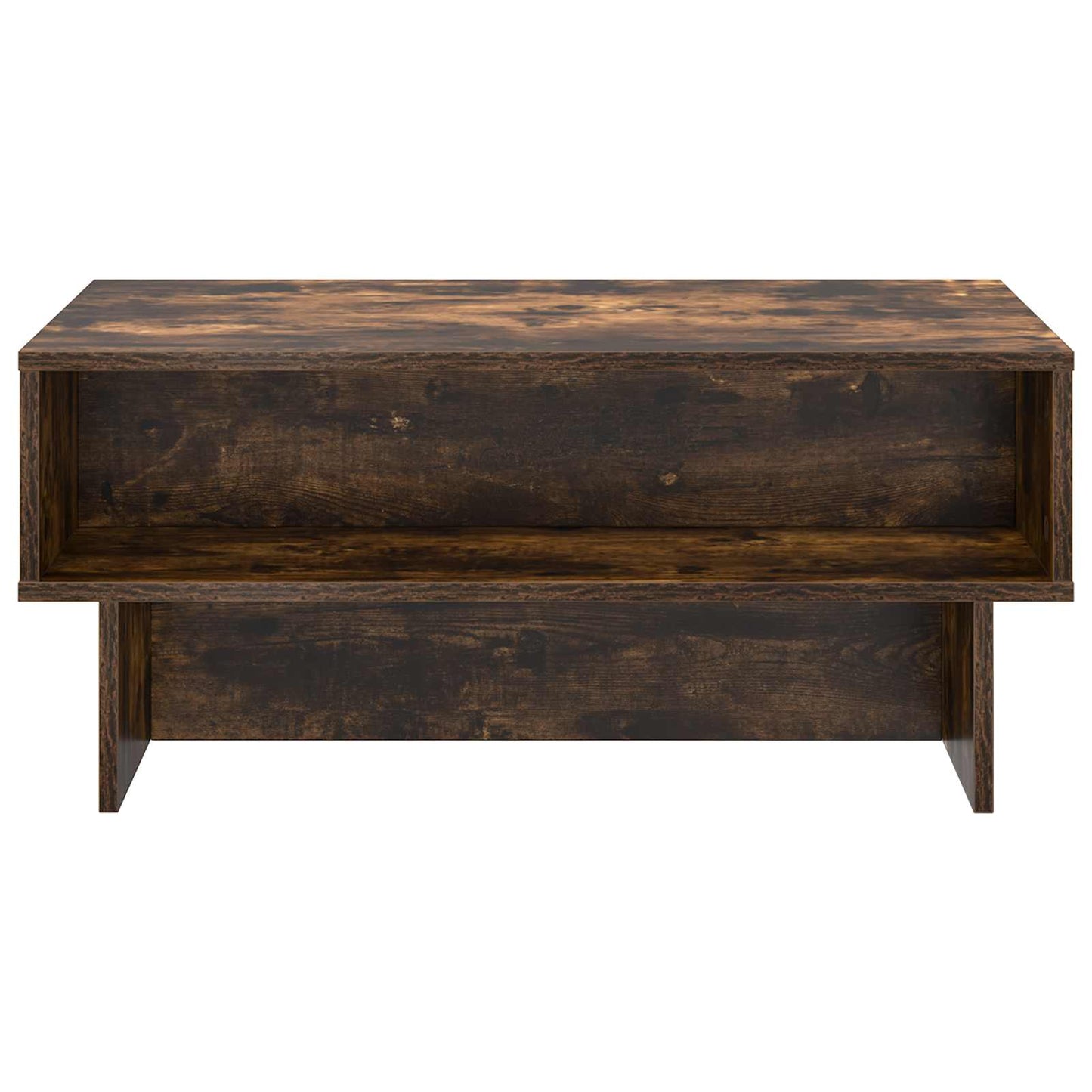 Konferenční Stolek Kouřový Dub 80 X 46 X 35 Cm Kompozitní Dřevo