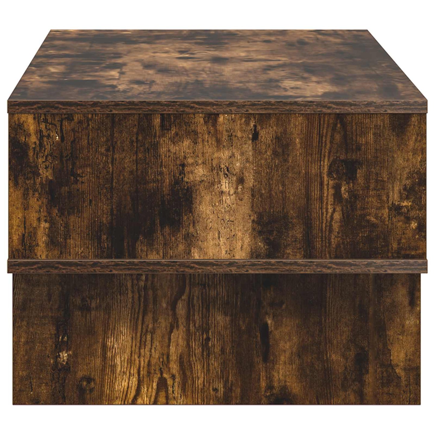 Konferenční Stolek Kouřový Dub 80 X 46 X 35 Cm Kompozitní Dřevo