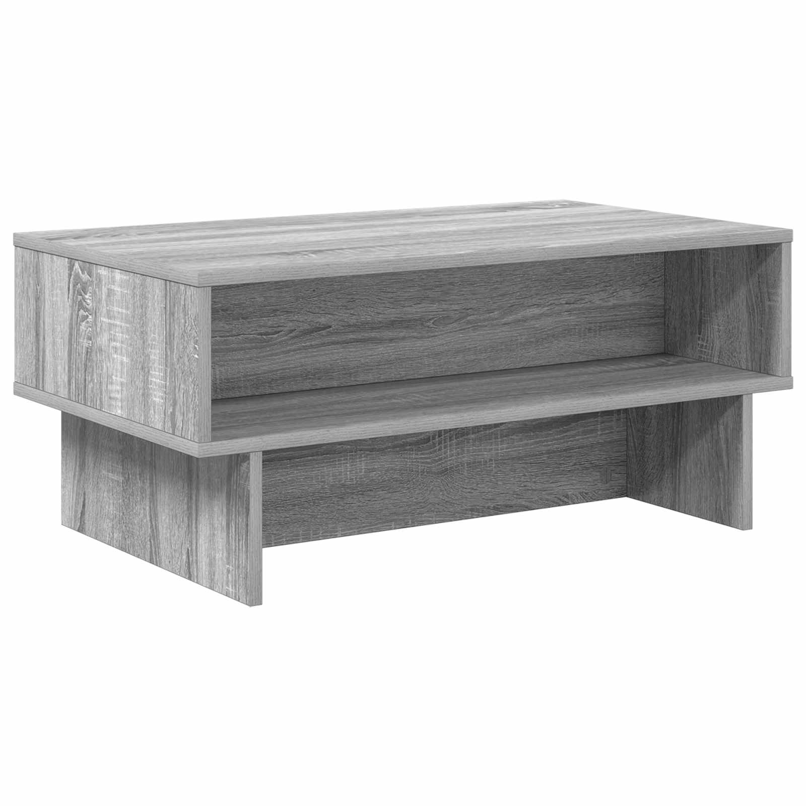 Konferenční Stolek Šedá Sonoma 80 X 46 X 35 Cm Kompozitní Dřevo