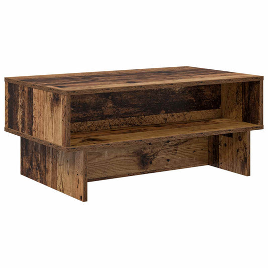Konferenční Stolek Staré Dřevo 80 X 46 X 35 Cm Kompozitní Dřevo