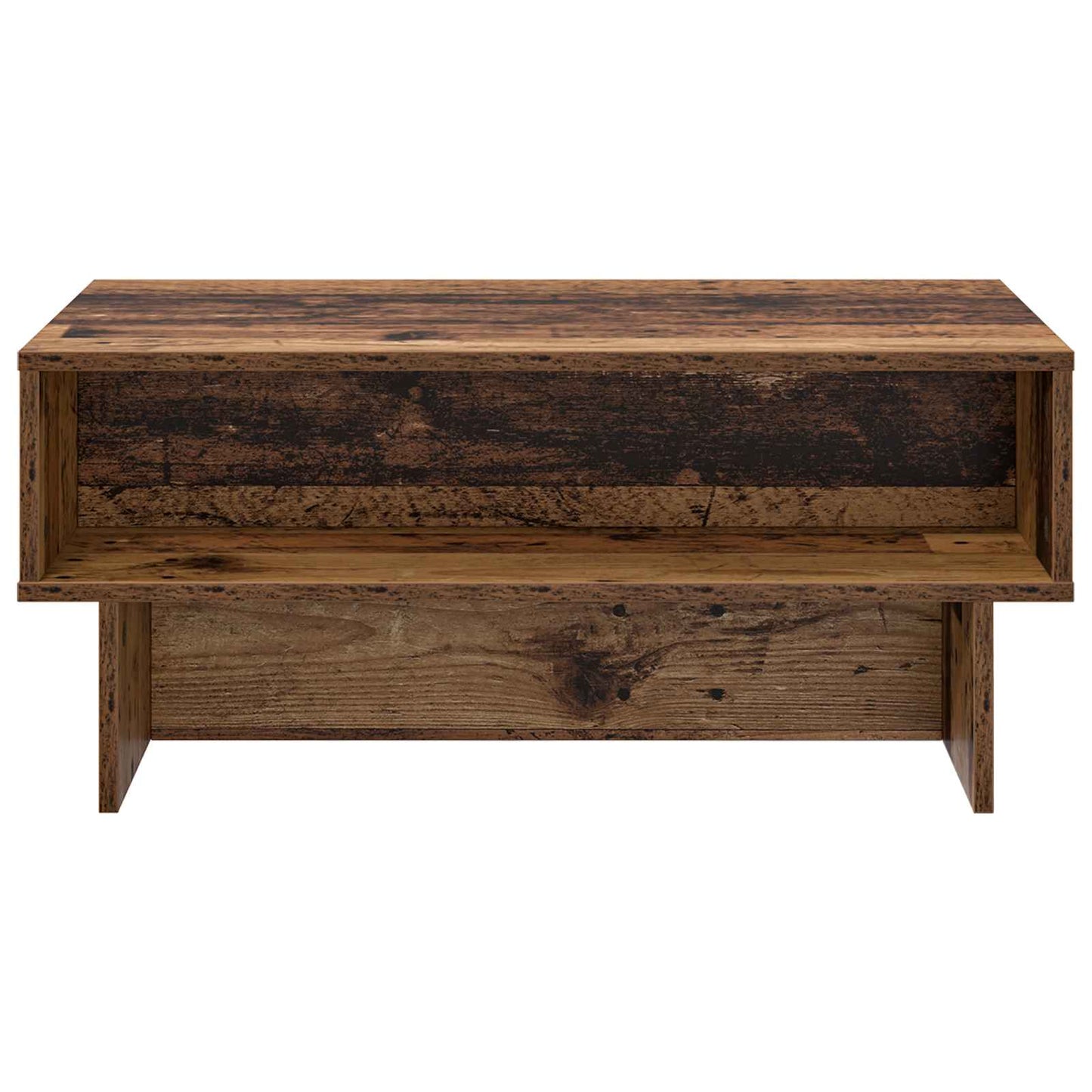Konferenční Stolek Staré Dřevo 80 X 46 X 35 Cm Kompozitní Dřevo