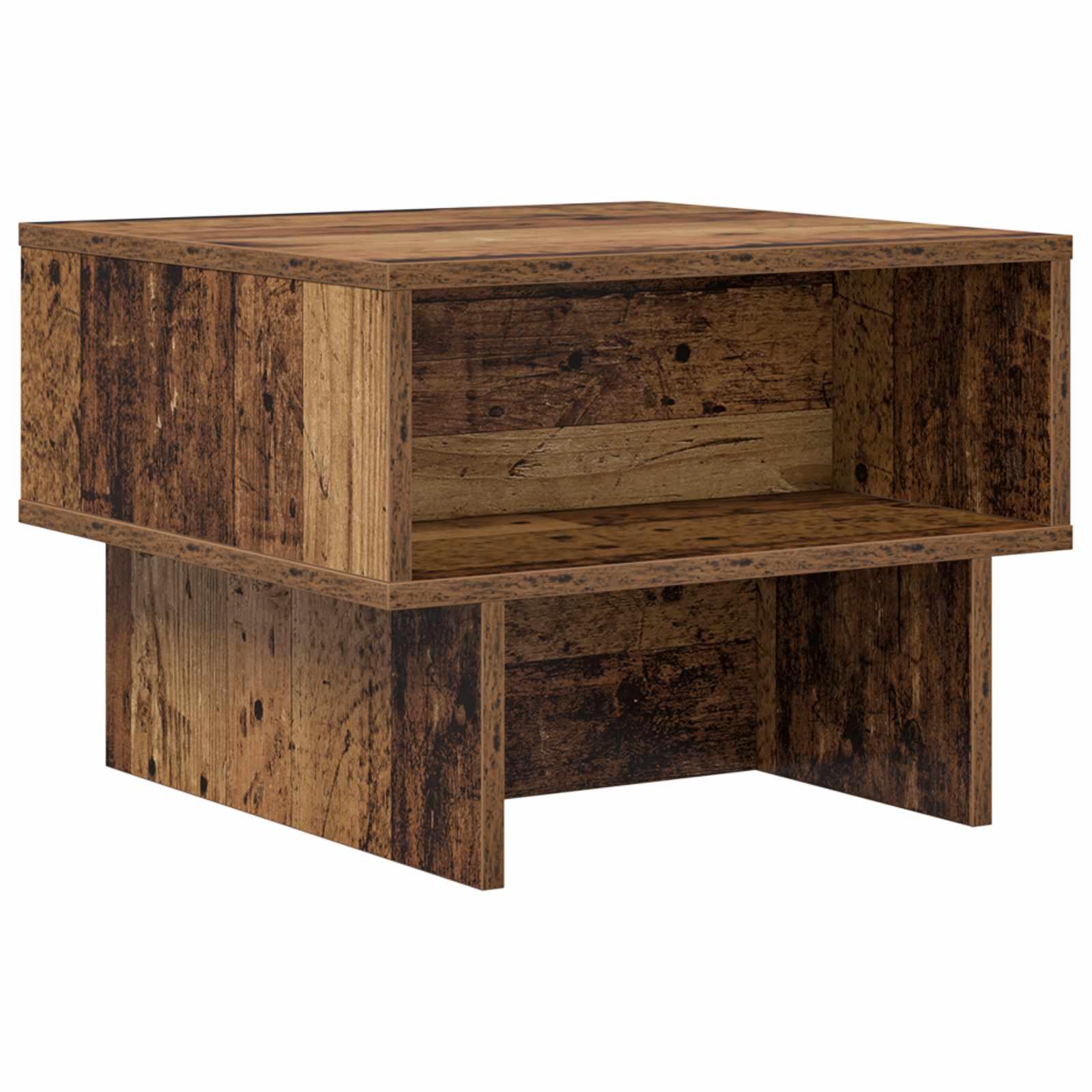 Konferenční Stolek Staré Dřevo 48 X 46 X 35 Cm Kompozitní Dřevo