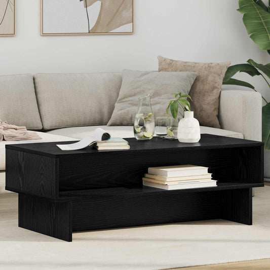 Konferenční Stolek Černý Dub 100 X 46 X 35 Cm Kompozitní Dřevo