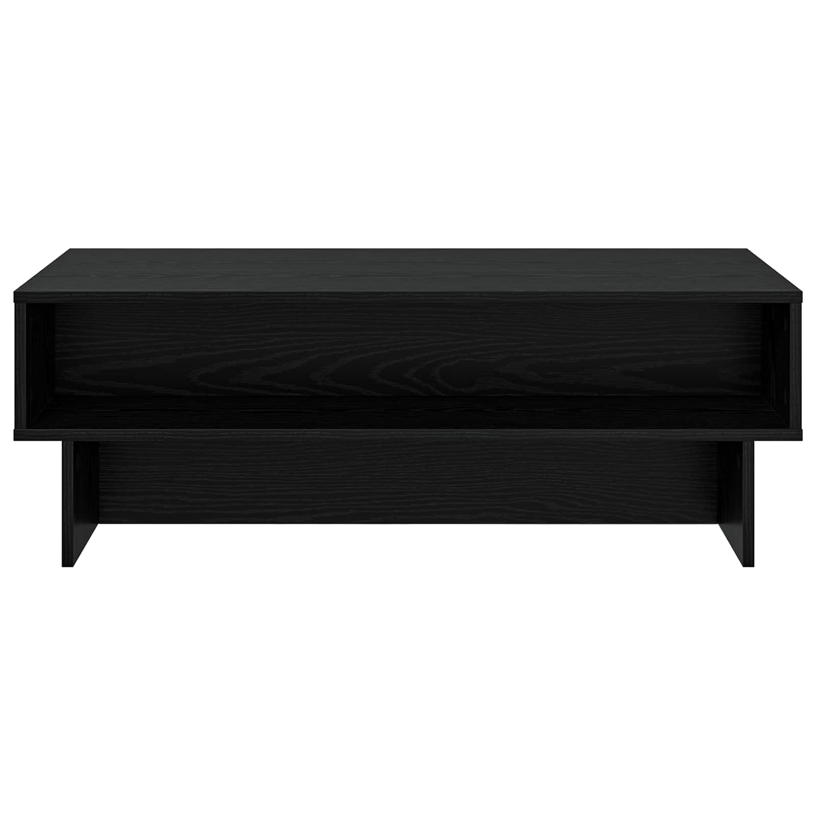 Konferenční Stolek Černý Dub 100 X 46 X 35 Cm Kompozitní Dřevo
