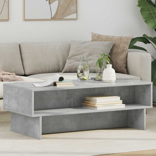 Konferenční Stolek Betonově Šedá 100 X 46 X 35 Cm
