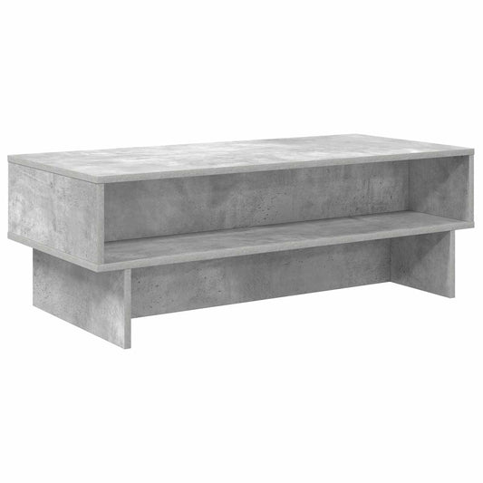 Konferenční Stolek Betonově Šedá 100 X 46 X 35 Cm