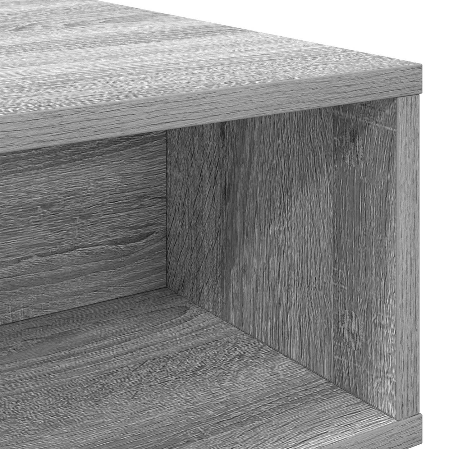 Konferenční Stolek Šedá Sonoma 100 X 46 X 35 Cm
