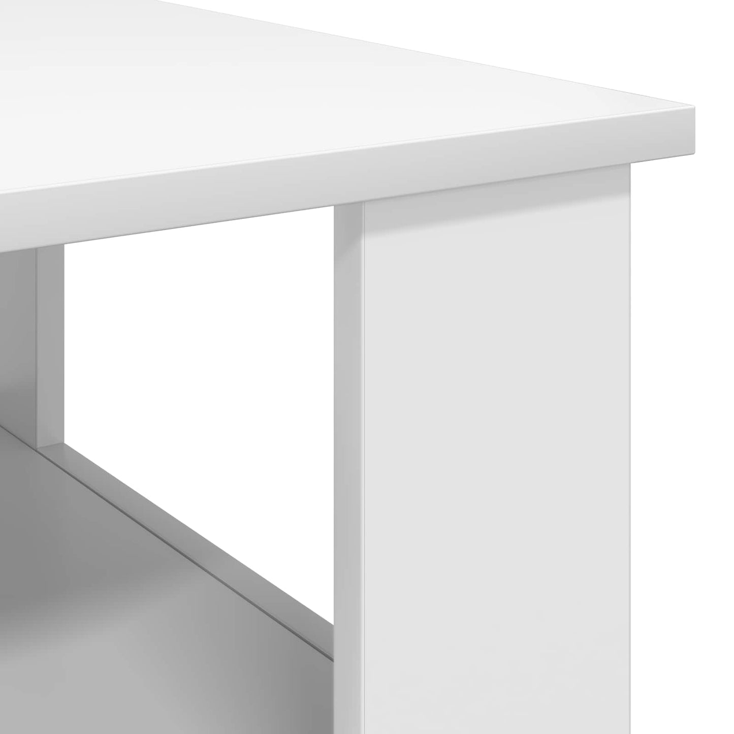 Konferenční Stolek Bílá 57 X 55 X 45 Cm Kompozitní Dřevo