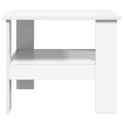 Konferenční Stolek Bílá 57 X 55 X 45 Cm Kompozitní Dřevo