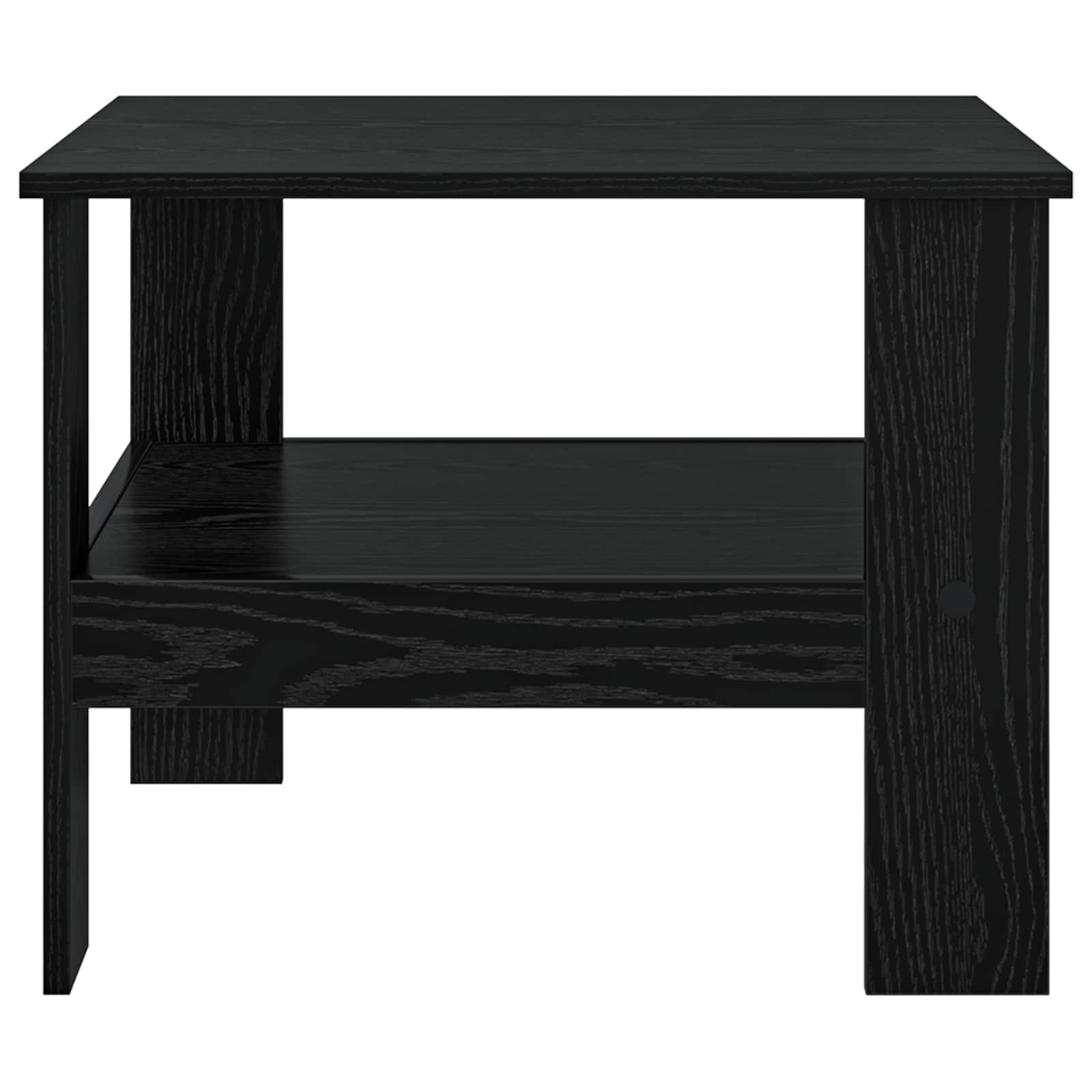 Konferenční Stolek Černý Dub 57 X 55 X 45 Cm Kompozitní Dřevo