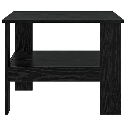 Konferenční Stolek Černý Dub 57 X 55 X 45 Cm Kompozitní Dřevo