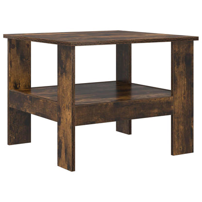 Konferenční Stolek Kouřový Dub 57 X 55 X 45 Cm Kompozitní Dřevo