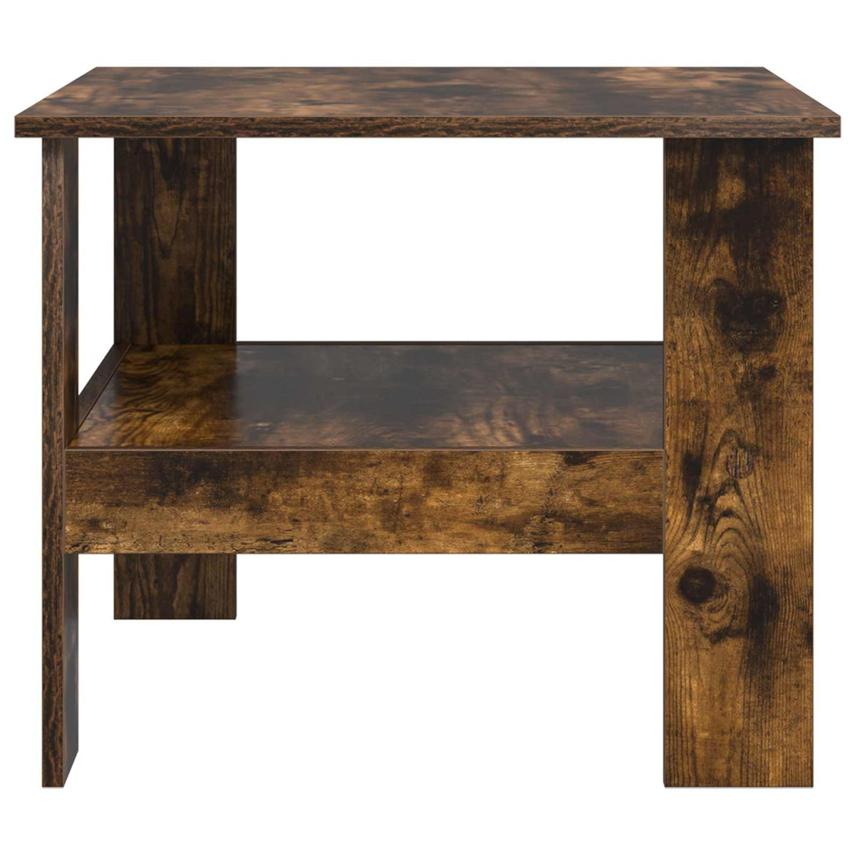 Konferenční Stolek Kouřový Dub 57 X 55 X 45 Cm Kompozitní Dřevo