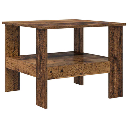 Konferenční Stolek Staré Dřevo 57 X 55 X 45 Cm Kompozitní Dřevo