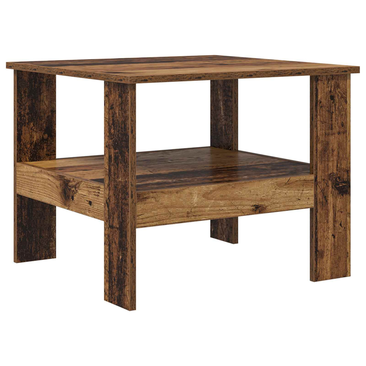 Konferenční Stolek Staré Dřevo 57 X 55 X 45 Cm Kompozitní Dřevo