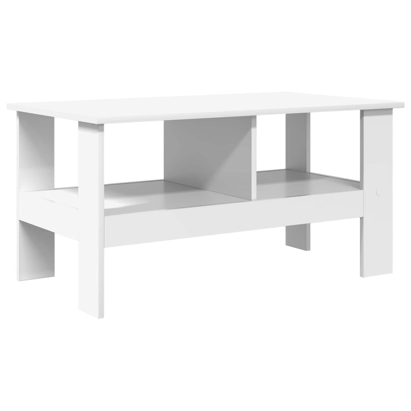Konferenční Stolek Bílá 90 X 50 X 45 Cm Kompozitní Dřevo