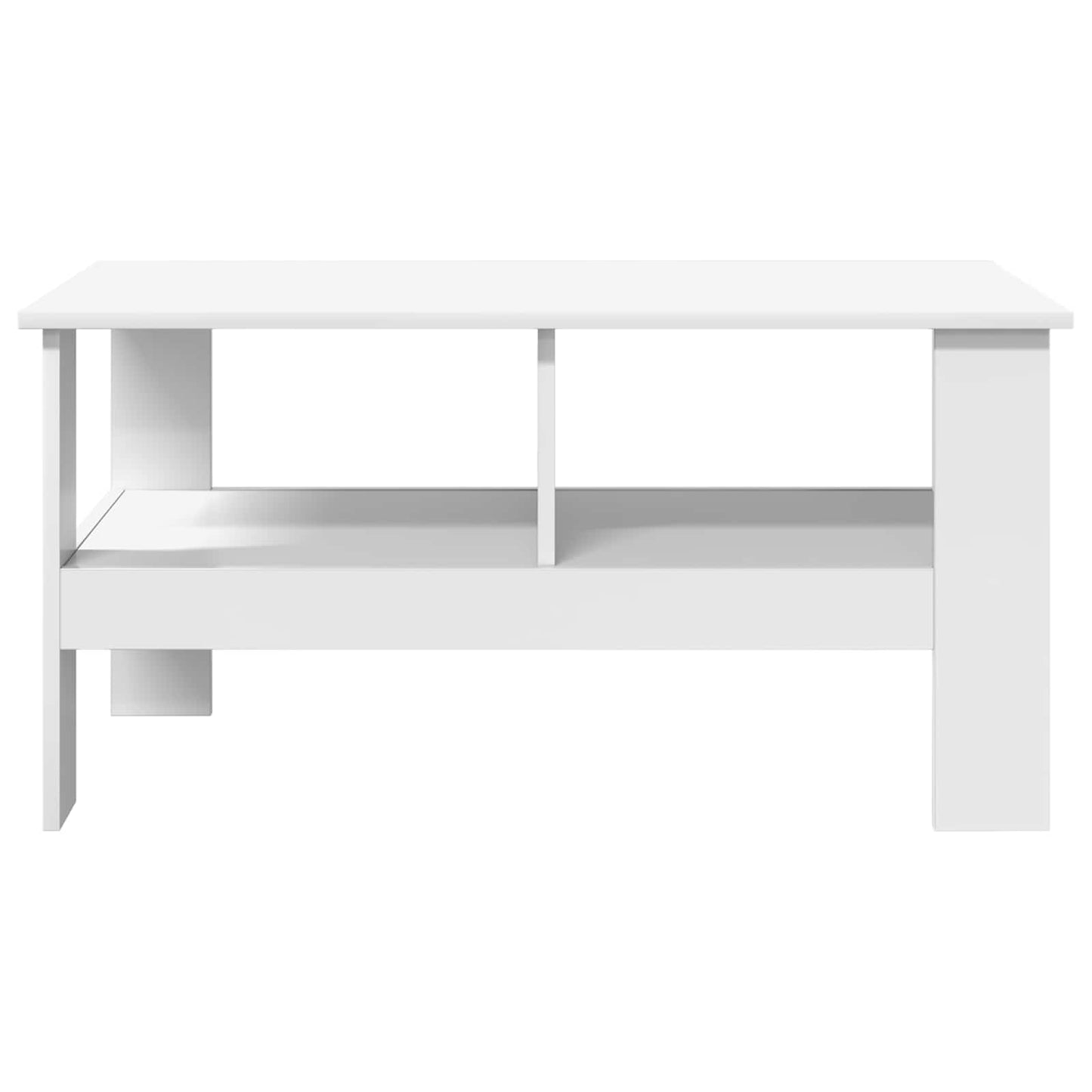 Konferenční Stolek Bílá 90 X 50 X 45 Cm Kompozitní Dřevo