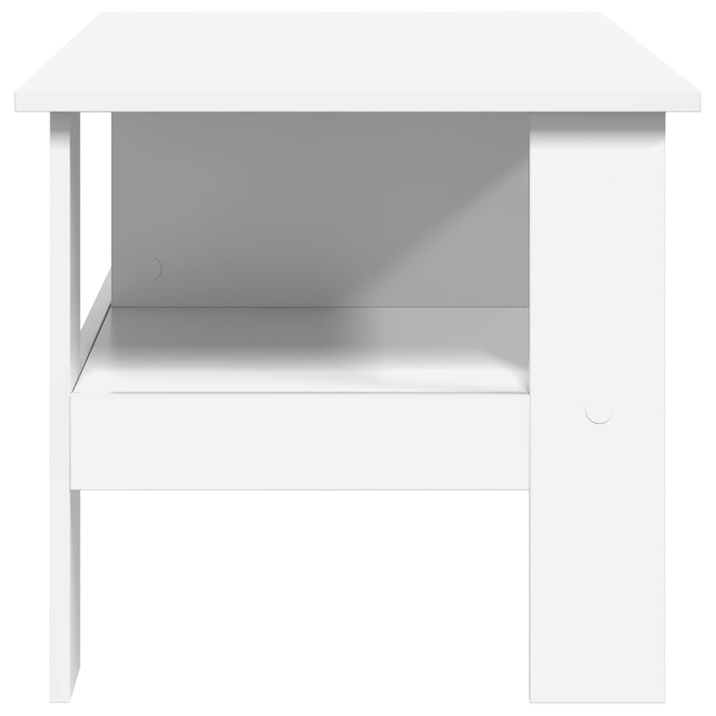 Konferenční Stolek Bílá 90 X 50 X 45 Cm Kompozitní Dřevo