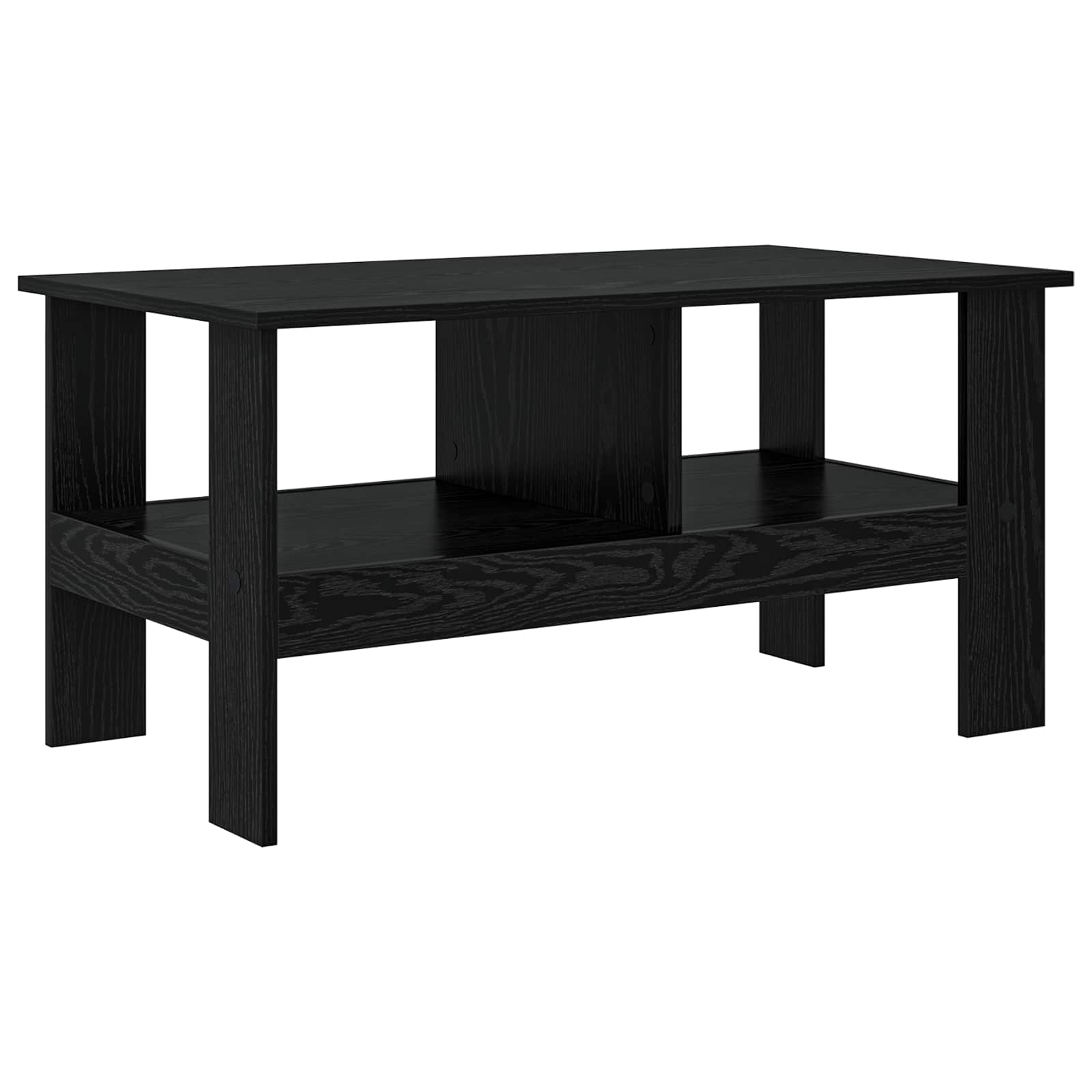 Konferenční Stolek Černý Dub 90 X 50 X 45 Cm Kompozitní Dřevo