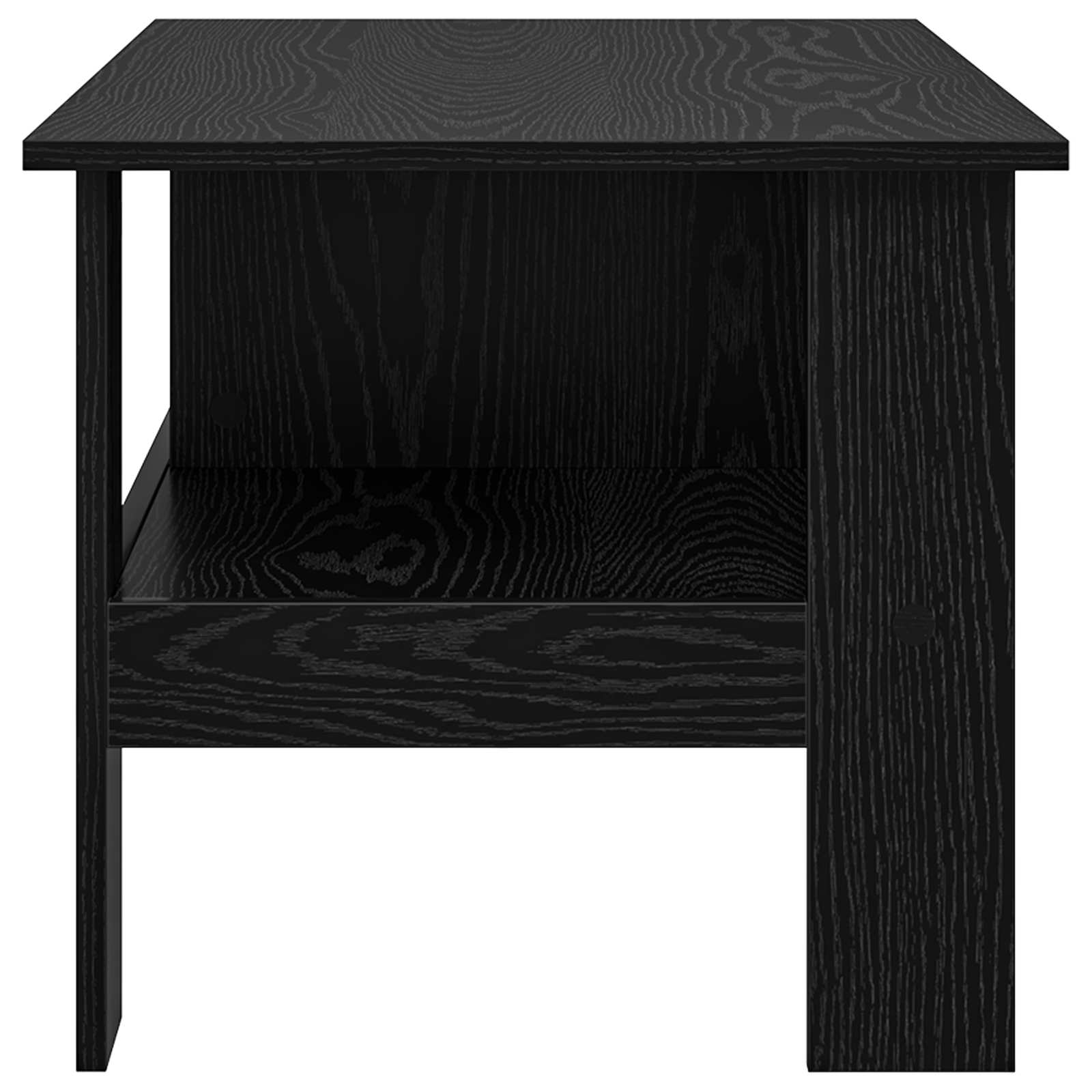 Konferenční Stolek Černý Dub 90 X 50 X 45 Cm Kompozitní Dřevo