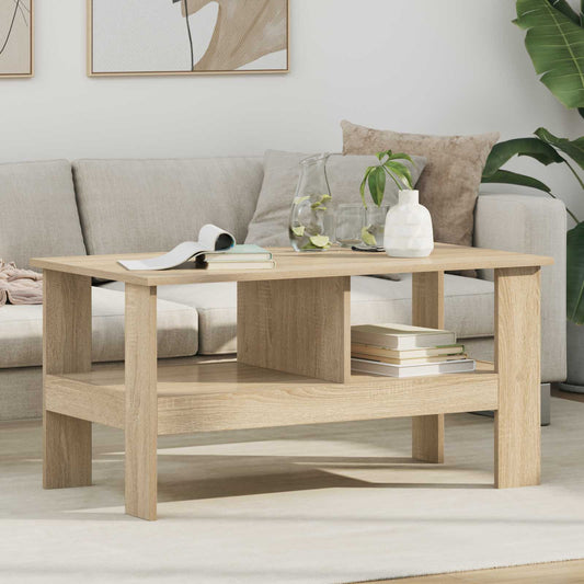Konferenční Stolek Sonoma Dub 90 X 50 X 45 Cm Kompozitní Dřevo