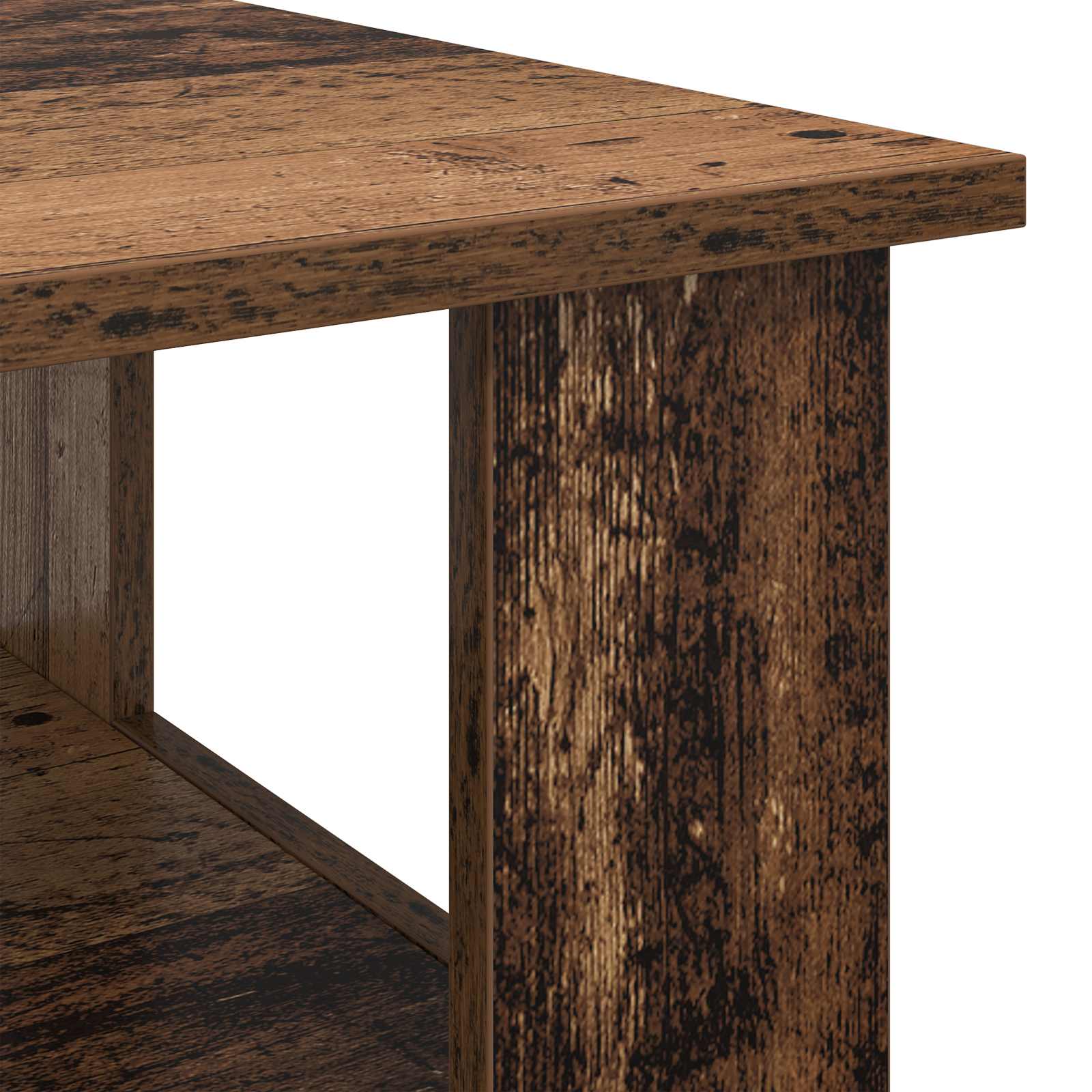 Konferenční Stolek Staré Dřevo 90 X 50 X 45 Cm Kompozitní Dřevo